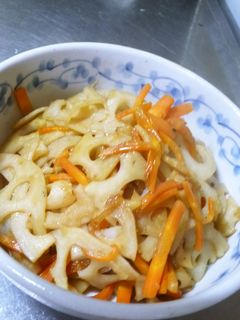 簡単20分☆蓮根のきんぴら-レシピのメイン写真