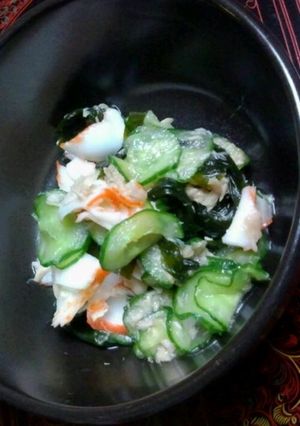 簡単☆酢の物～ツナ缶入り～-レシピのメイン写真