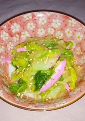 春の味覚☆白菜の酢味噌和え-レシピのメイン写真