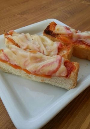 子どもも大好き!にんじんピザトースト♪-レシピのメイン写真