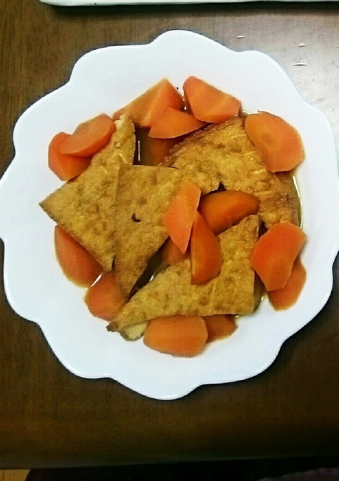 厚揚げと人参の煮物-レシピのメイン写真