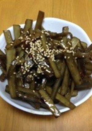 パパさんが作る、きんぴらごぼう-レシピのメイン写真