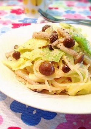 レンジ調理☆春キャベツのクリームパスタ-レシピのメイン写真