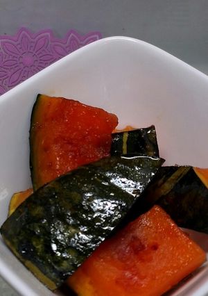 材料3つ♪あま〜い♡カボチャの煮物-レシピのメイン写真