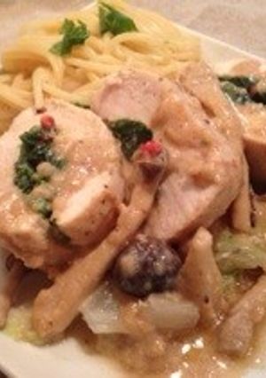 ムネ肉のほうれん草ロール-レシピのメイン写真