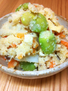 そら豆のおから-レシピのメイン写真