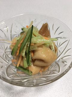 さっぱりおいしい!!お麩の酢の物-レシピのメイン写真