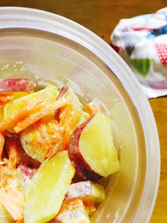 お弁当♡さつまいものヨーグルトサラダ-レシピのメイン写真