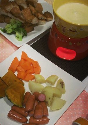 チーズフォンデュ-レシピのメイン写真