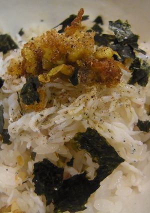 揚げフキノトウとシラスご飯-レシピのメイン写真