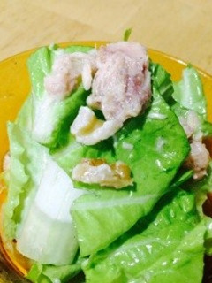 クルミとツナのべかなサラダ-レシピのメイン写真