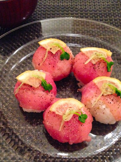 簡単おもてなし料理☆生ハム手鞠寿し-レシピのメイン写真