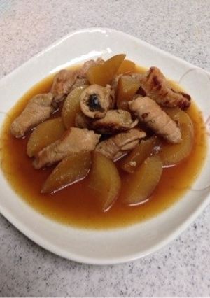 エリンギの豚肉巻きと大根の煮物-レシピのメイン写真