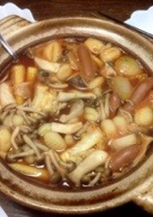 トマトジュース鍋-レシピのメイン写真