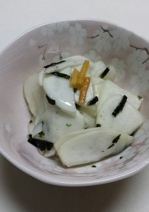 カブとお茶漬けの素で即席漬け-レシピのメイン写真