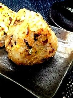 浅漬け混ぜ焼きおにぎり-レシピのメイン写真