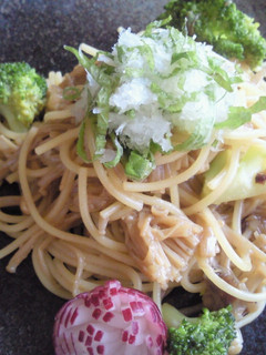なめこ 大根おろしの和風パスタ(^皿^)-レシピのメイン写真
