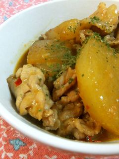 豚肉と大根のピリ辛みそ煮*-レシピのメイン写真