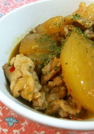 豚肉と大根のピリ辛みそ煮*-レシピのメイン写真