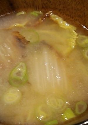 食事療法！！白菜味噌汁-レシピのメイン写真