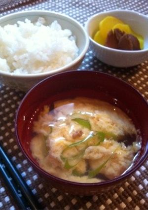【ねぎ玉スープ】材料３つ！簡単安い早い！-レシピのメイン写真