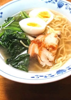 鶏チャーシュー入りラーメン-レシピのメイン写真