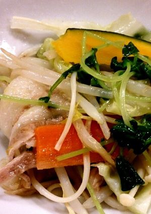 みんなでわいわい♪ヘルシー蒸し野菜＆肉-レシピのメイン写真