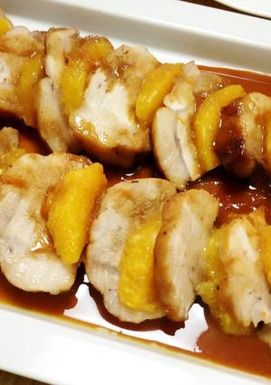【疲労回復】豚ロースのオレンジ万能ソース-レシピのメイン写真