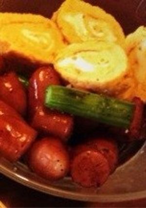ウィンナーとアスパラの炒め物-レシピのメイン写真
