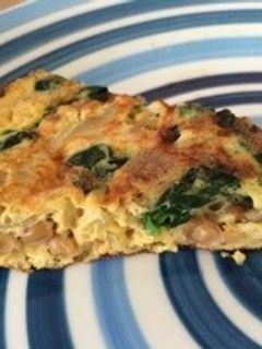 お野菜と納豆オープンオムレツ-レシピのメイン写真