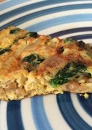 お野菜と納豆オープンオムレツ-レシピのメイン写真