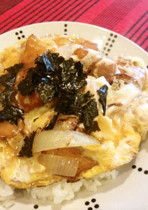 意外と便利、チキンナゲットで親子丼！-レシピのメイン写真