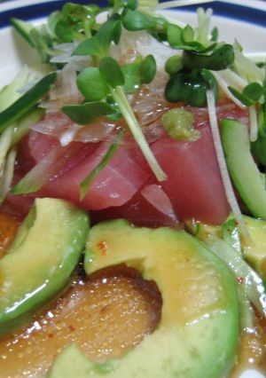 我が家のアボカド＆マグロのサラダ-レシピのメイン写真