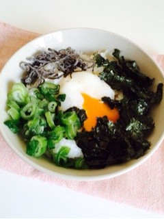 温玉かけご飯-レシピのメイン写真