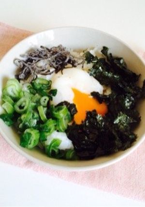 温玉かけご飯-レシピのメイン写真