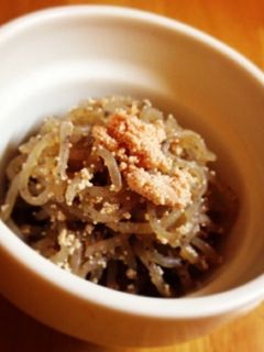 炒めて簡単☆たらこんにゃく-レシピのメイン写真