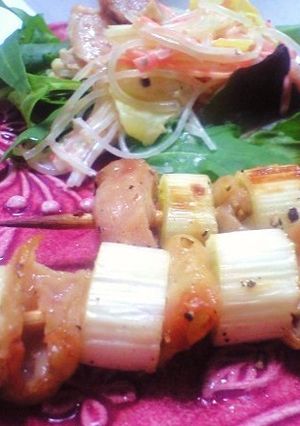 缶つまマテ茶鶏の焼き鳥-レシピのメイン写真