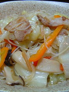 野菜たっぷり!ヘルシー焼きビーフン-レシピのメイン写真