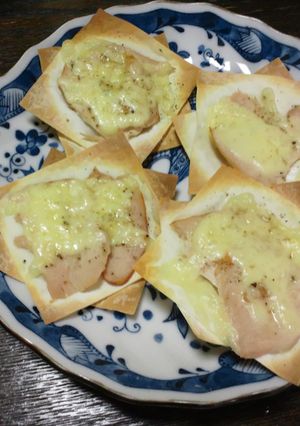 ワンタン皮のおつまみ-レシピのメイン写真