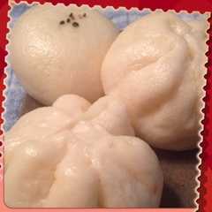 รูปของ ふわふわ♬肉まん＆あんまんの皮作り