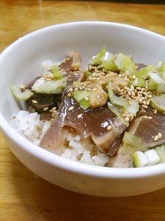 かつおたたきの中華だし茶漬け-レシピのメイン写真