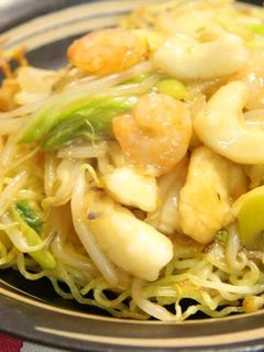 冷凍シーフードで☆あんかけかた焼きそば-レシピのメイン写真