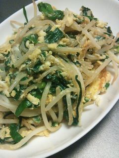 もやしとニラの中華風炒め-レシピのメイン写真