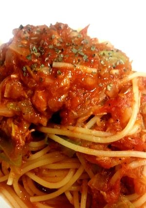 ひろしの時短トマトソースパスタ-レシピのメイン写真