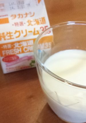 余った生クリームで、贅沢ミルク-レシピのメイン写真
