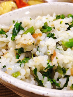 春色♡菜の花と梅の混ぜ御飯*-レシピのメイン写真