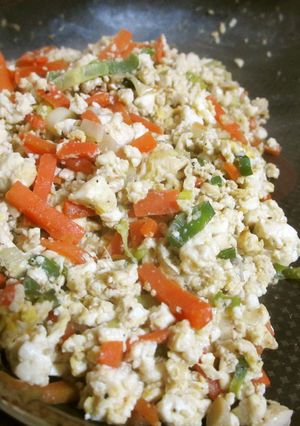 アレンジ自在！基本の炒り豆腐-レシピのメイン写真