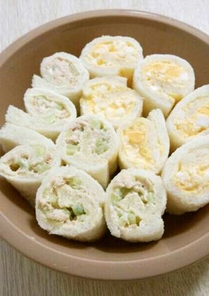 幼児食♡卵のロールサンド-レシピのメイン写真
