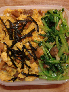照り焼チキン親子丼弁当-レシピのメイン写真