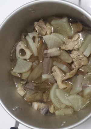 根菜と鶏肉の煮物-レシピのメイン写真
